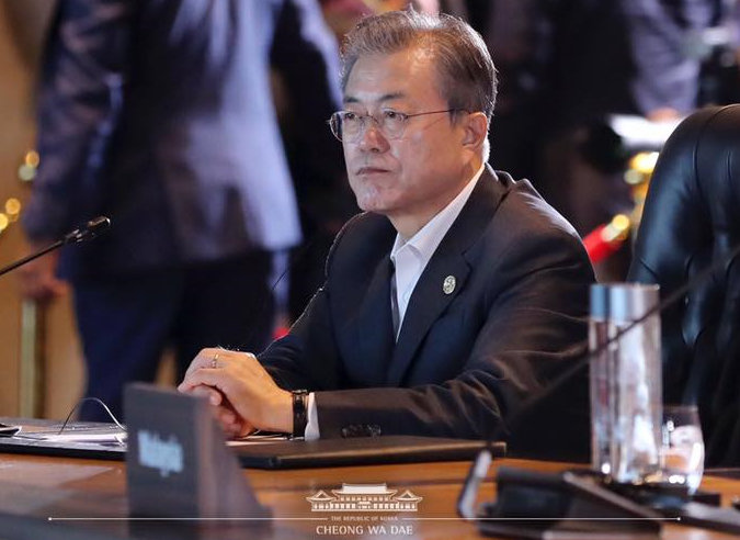  청와대 이야기- 문재인 대통령, IMF 총재와 대화  2018-11-18