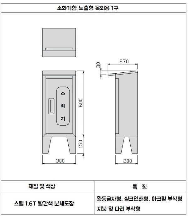 주식회사119마트 소화기보관함 소화기함 : 네이버 블로그