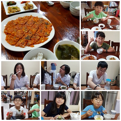  필리핀홈스테이 식사와 간식~
