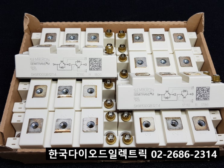  SKM100GB12T4 판매중 SKM100GB128D , SKM100GB123D , IGBT 독일 SEMIKRON