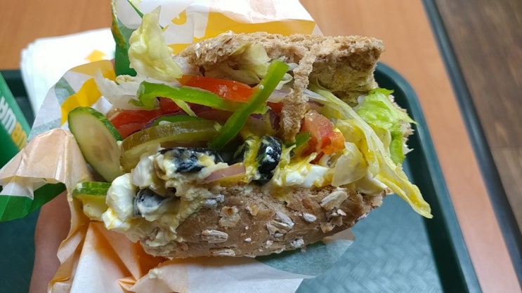  서브웨이 에그마요 샌드위치 먹은 후기 !! / 서브웨이 시청점 / 3900원 할인행사