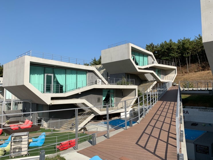  안면도 가족펜션 모켄리조트 풀빌라