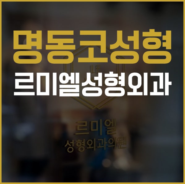 명동코성형 나에게 딱 어울리는 모양은?
