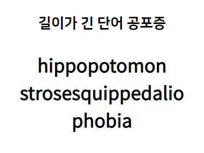 길이가 긴 단어공포증 영어단어풀이 : 네이버 블로그 길이가 긴 단어공포증 영어단어풀이 : 네이버 블로그