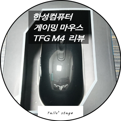  한성컴퓨터 게이밍 마우스 TFG M4 사용 후기