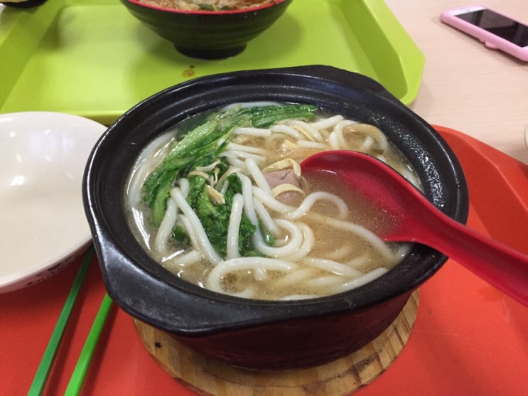  [D+73 동북사범대 일상]시험기간 중국식 쌀국수 米线먹기, 남원식당 米线，맥도날드 독일소세지 버거