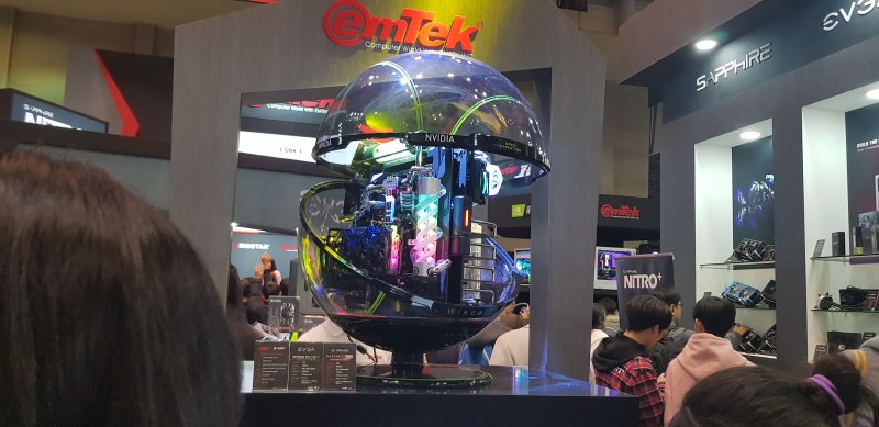 G-STAR 2018 이엠텍부스 INWIN WINBOT 제작 및 전시출품 - 판다피씨 : 네이버 블로그