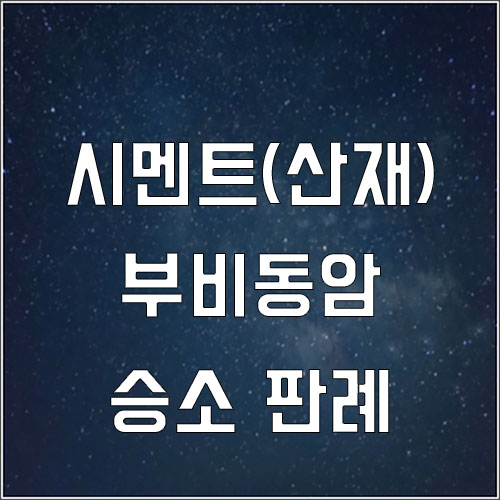  시멘트 공장 근로자 부비동암 및 폐암 유족급여 등 승소 판례