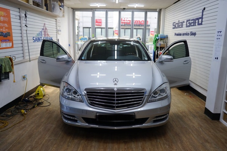  W221 벤츠 S클래스 솔라가드프리미엄 보그 시공!!!