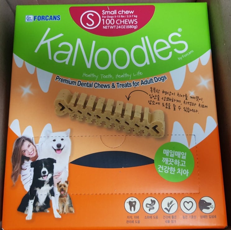  애견 치아껌 포겐스 카누들(KaNoodles) 후기