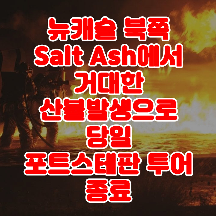  (호주&시드니 실시간 뉴스) Salt Ash에서 거대한 산불 발생으로 화재진압중.