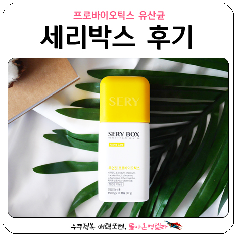  세리박스후기 , 프로바이오틱스 유산균 팡팡!