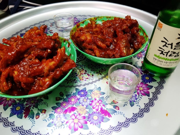  이천 관고시장 닭발 맛집)삼미분식 용인닭집분식 닭발비교