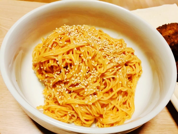  야매요리) 팔도 비빔면 양념장 만들기 (사이다, 우스타소스 없이)