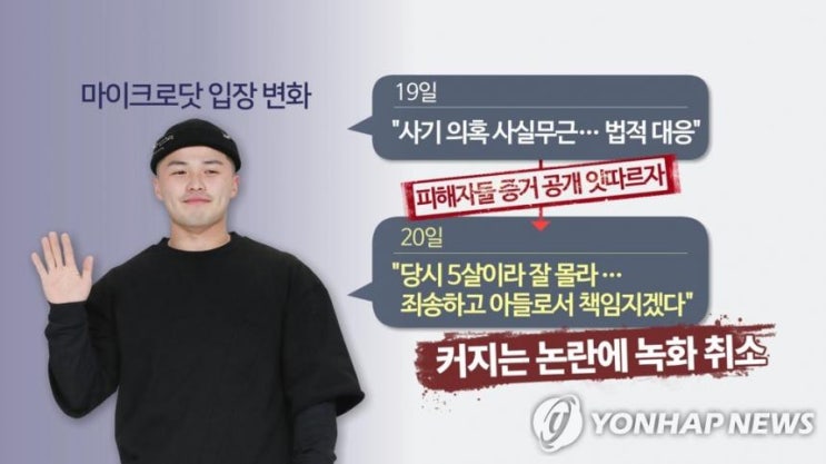  ‘부모 사기 의혹’ 마이크로닷, 결국 모든 프로그램 하차…‘도시어부’ 제작진 “향후 제작일정 논의 중”