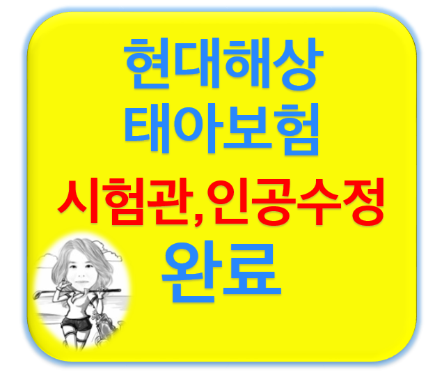  시험관 인공수정태아보험 현대해상태아보험으로 가입완료했어요