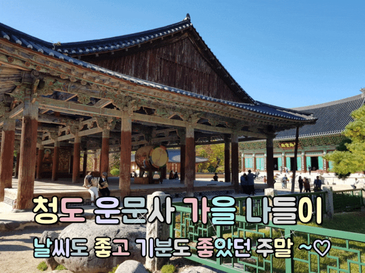 청도 운문사 나들이 다녀오다. 청도 운문사 나들이 다녀오다.