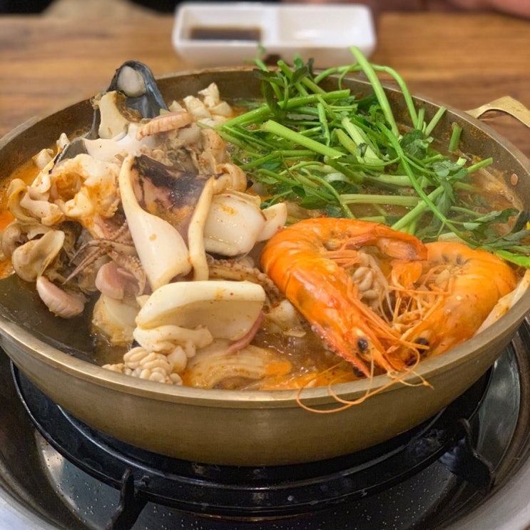  수원 , 동탄 맛집 - 군포 해물탕, 신선한 해물탕 , 냉동 아님 , 예약제, 서울 근교 맛집