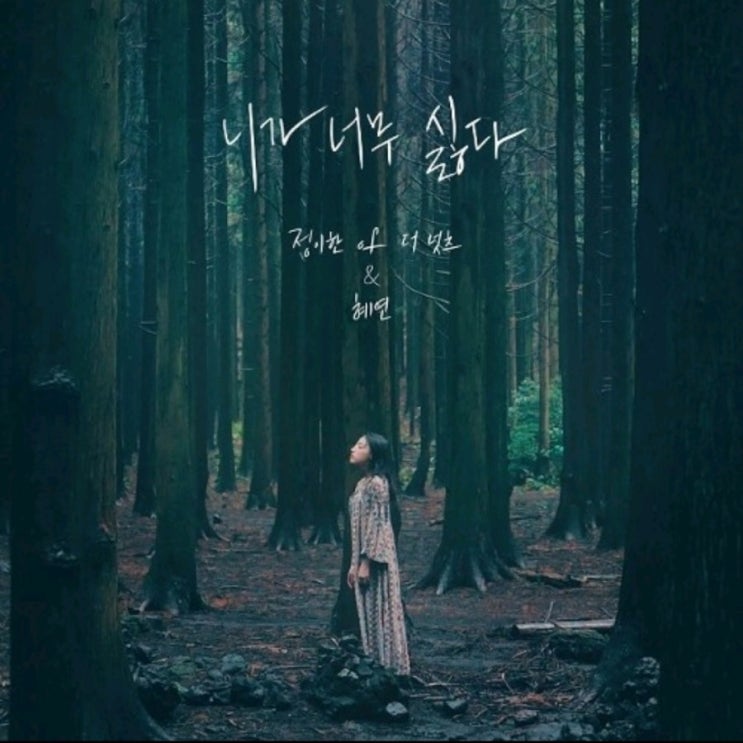 정이한(더 넛츠), 강혜연 - 니가 너무 싫다 가사/뮤비(MV)/듣기