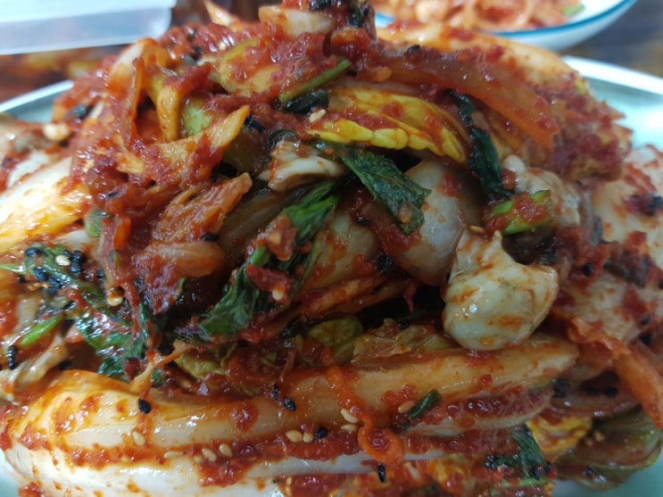  주말 김장 한뒤 먹는 김장요리(보쌈,굴,양념게장,갑오징어무침,생합탕) 그리고 김치 정리 방법