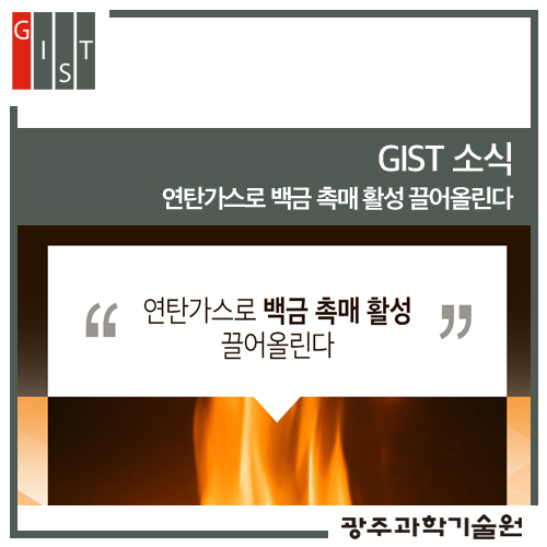  GIST연구소식 연탄가스로 백금 촉매 활성 끌어올린다