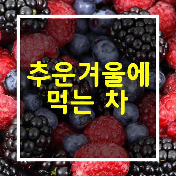  추운겨울에 어울리는 차