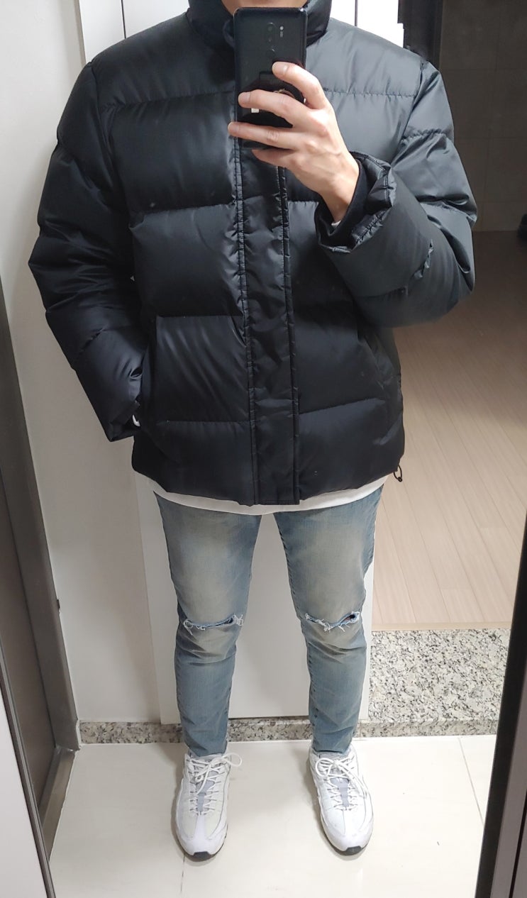 남자 숏패딩 추천 - 칼하트 Deming Jacket 블랙 구매 후기