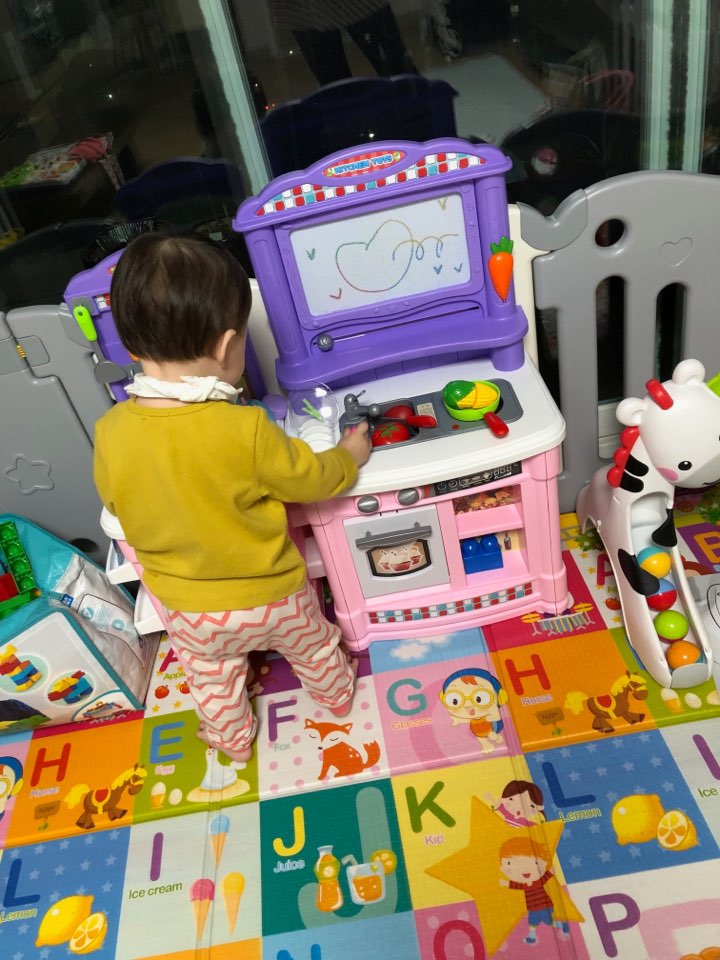  오즈토이 트윈 칠판 물 나오는 주방놀이 구입후기
