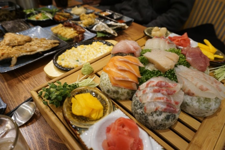 정자역맛집 남도어부 모듬사시미가 무한리필 대박!