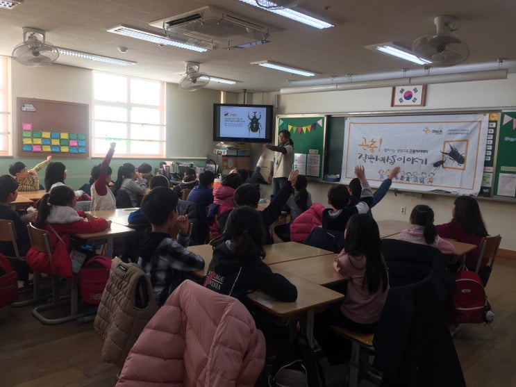 김포시 초등학교 "찾아가는 곤충교실" 진행 03 - 장기초등학교