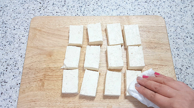  5분 건강반찬 카레두부부침!맛도,영양도 굿!