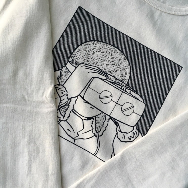  ARPENTEUR GRAPHIQUE L/S HEAVY JERSEY - SCOPE 에펜쳐 그래픽 티, 스코프