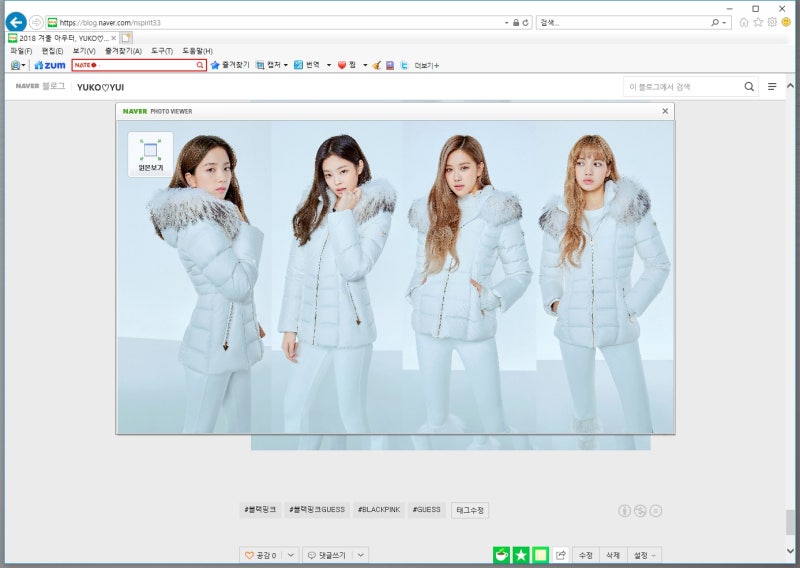 원본보기(고화질) 사진 다운로드 하는 방법 : 네이버 블로그