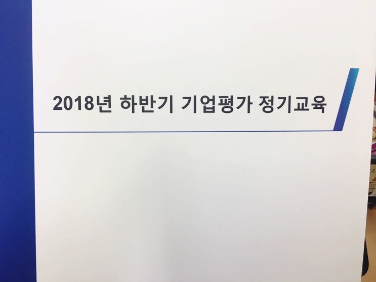 2018년 하반기 기업신용평가 주요변경(나이스평가정보)