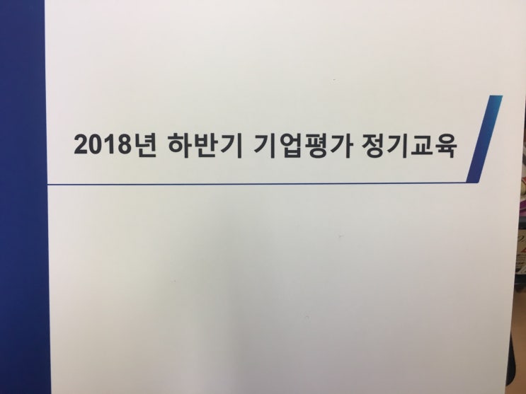  2018년 하반기 기업신용평가 주요변경(나이스평가정보)