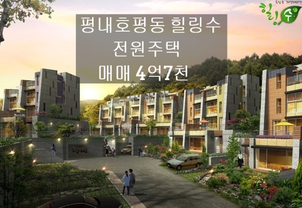  평내호평동 힐링수 전원주택 매매 4억7천