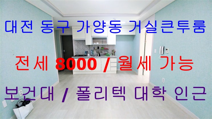  대전가양동/가양동원룸/가양동투룸/가양동투룸전세