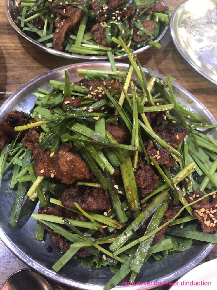  청라에 설치를 가면 “마포식당”을 갑니다
