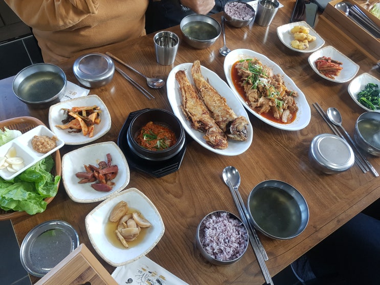 에코랜드맛집 8천원정식 산내들맛집 제육과생선~