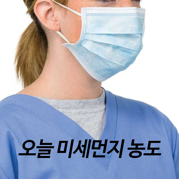[건강정보] 오늘 미세먼지 농도 마스크 착용 필수