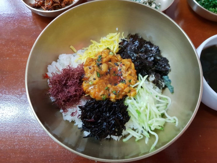  남해 여행 5일차/통영 멍게가, 멍게비빔밥/통영 거북선꿀빵, 유자빵, 서민갑부/학동 흑진주 몽돌해변/강성횟집 성게비빔밥, 물회/덕유산휴게소 29누들, 이비가짬뽕