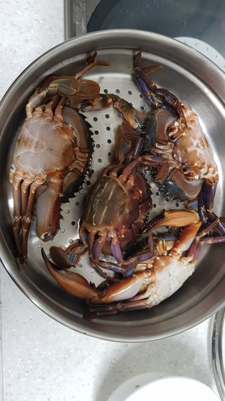  민꽃게찜과 오뎅탕!!