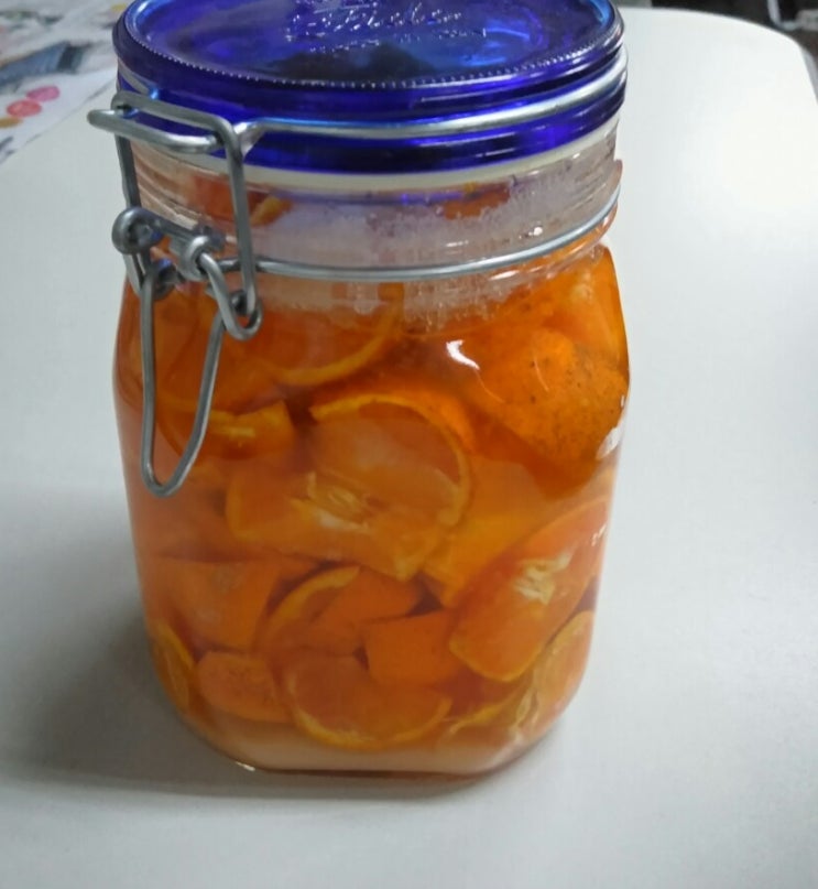  귤청만들기 초간단하게 끝!