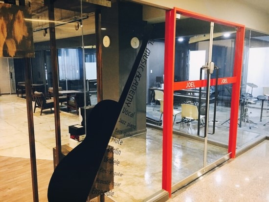  검단 실용음악학원 녹음실 연습실 인테리어