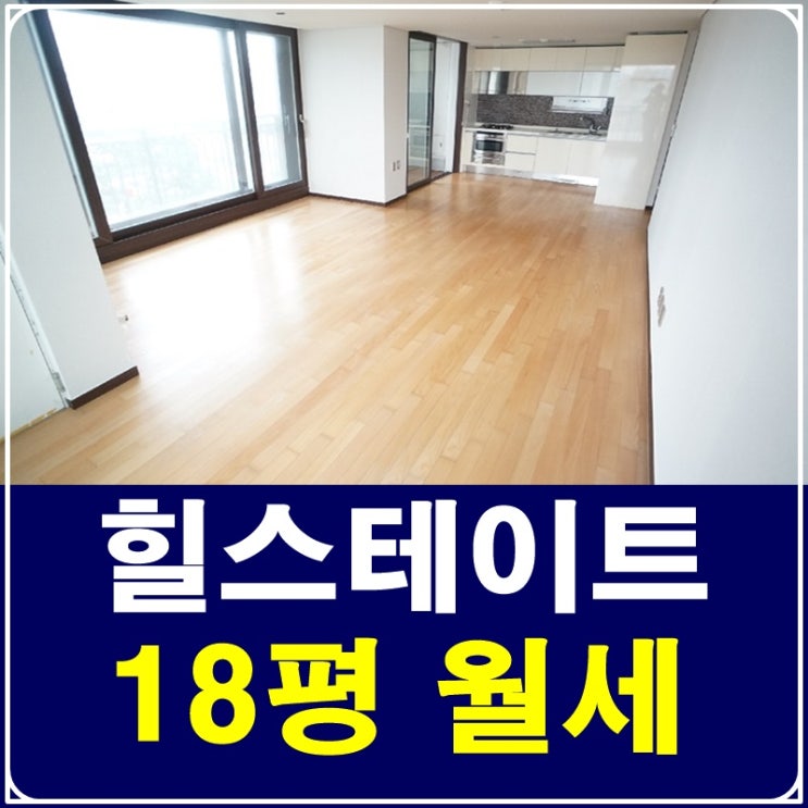  삼성동힐스테이트2단지 18평 큼직하고 좋다