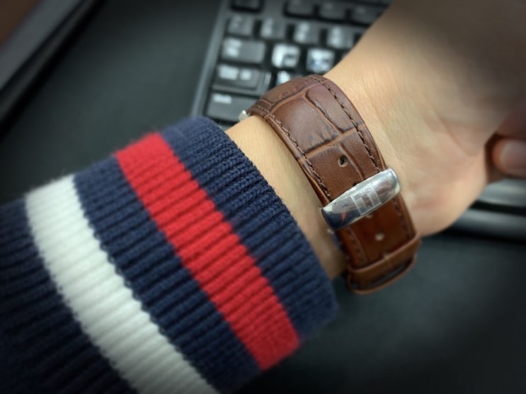  [티쏘(Tissot) 시계] 가죽밴드 시계줄 저렴하게 교체하기 / 셀프교체 하는 법