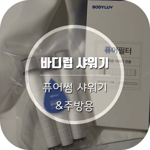  페북 대란템 바디럽 퓨어썸 샤워기&주방용