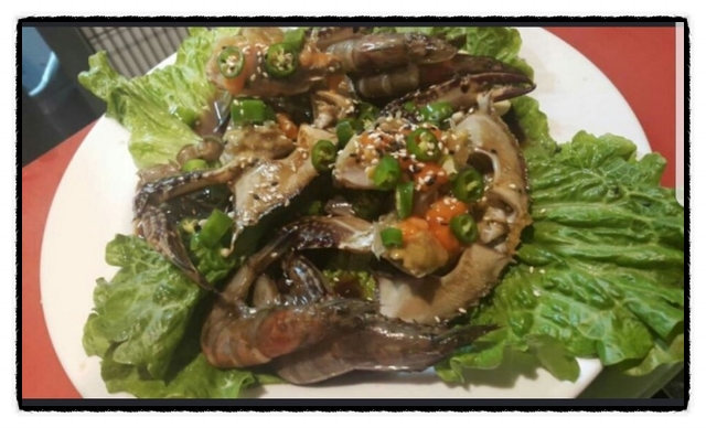  Hong Kong Korean Restaurant 간장게장 korean Soy sauce blue crab   酱油蟹 맛보세요