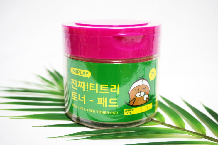  토너패드 추천 <미플레이 진짜 티트리 토너 패드> 간편하고 산뜻한 피부 진정, 보습을 할 수 있는 닦토 토너패드
