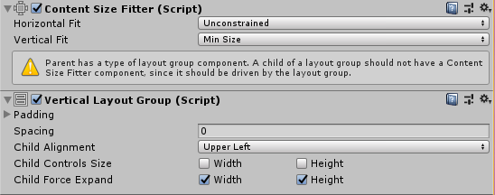 [Unity] Layout Group / Content Size Fitter : 네이버 블로그